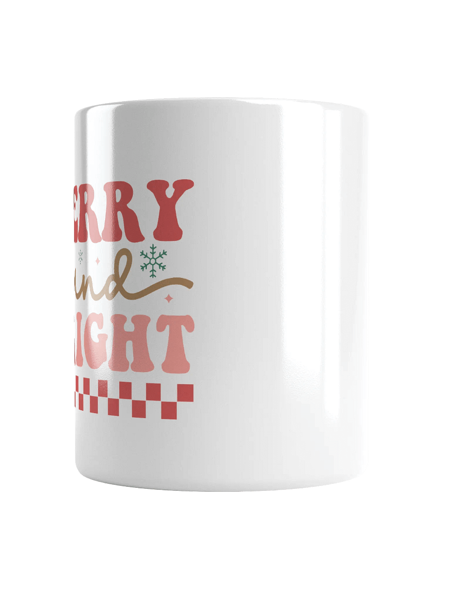 MERRY AND BRIGHT White Glossy Mug product image (3)