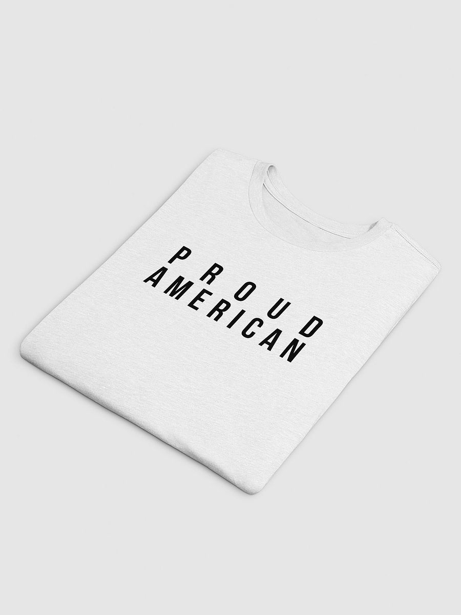 PROUD AMERICAN T-SHIRT - Black Text product image (12)