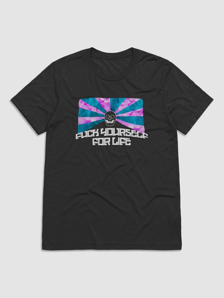 FUCK YOURSELF FOR LIFE T-SHIRT [BLACK] product image (1)