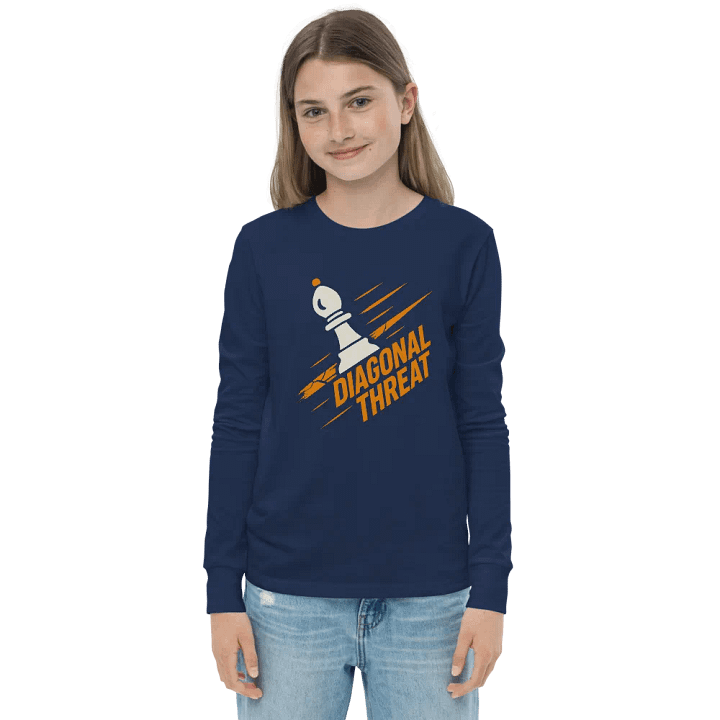 Diagonal Threat - Youth Long Sleeve T-Shirt product image (7)