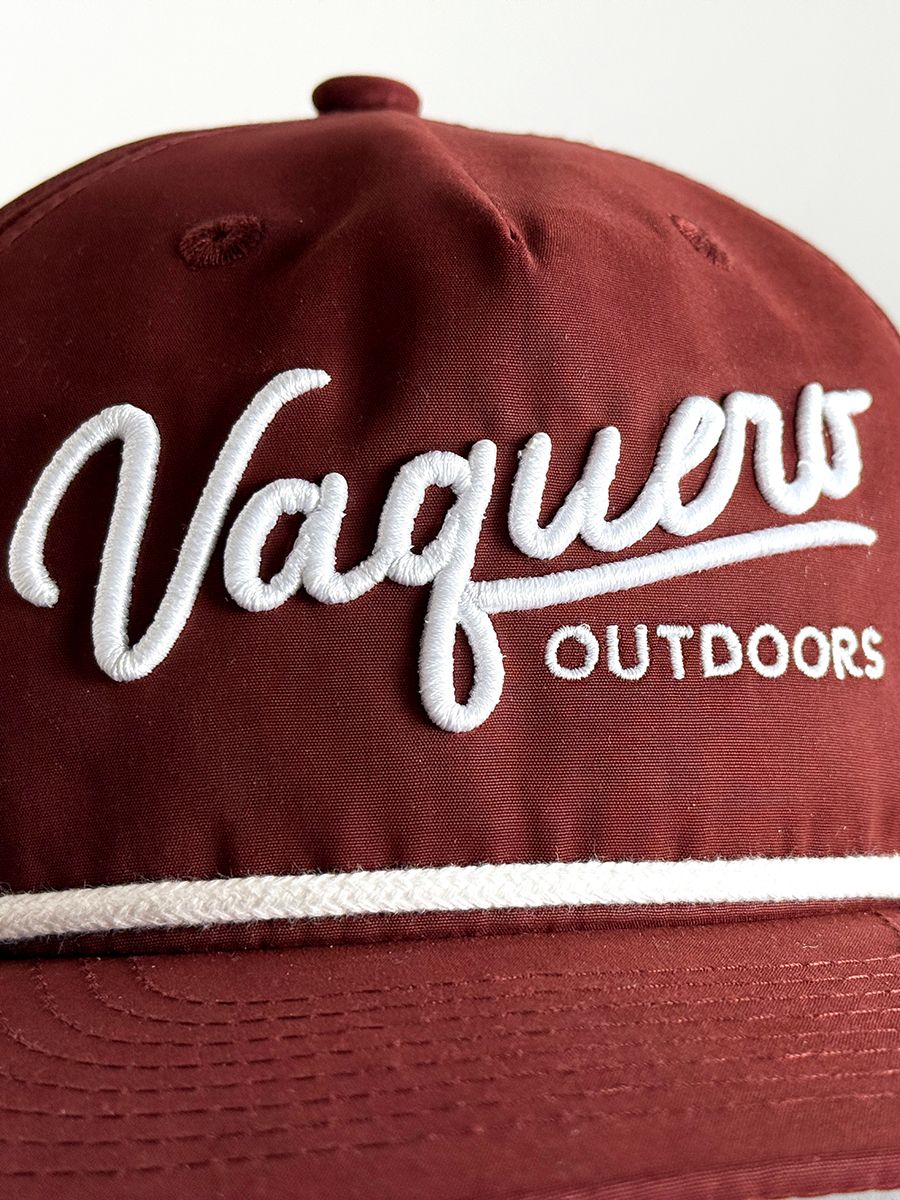 Vaquero Script Grandpa Hat Maroon product image (5)
