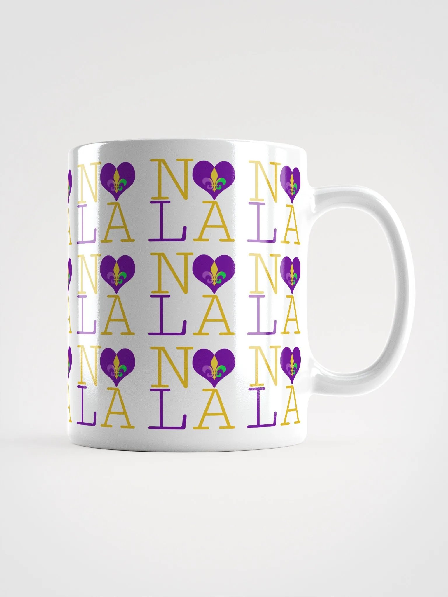 I LOVE NOLA **LEGACY MUG** (MARDI GRAS 3 FULL INFINITY) product image (2)