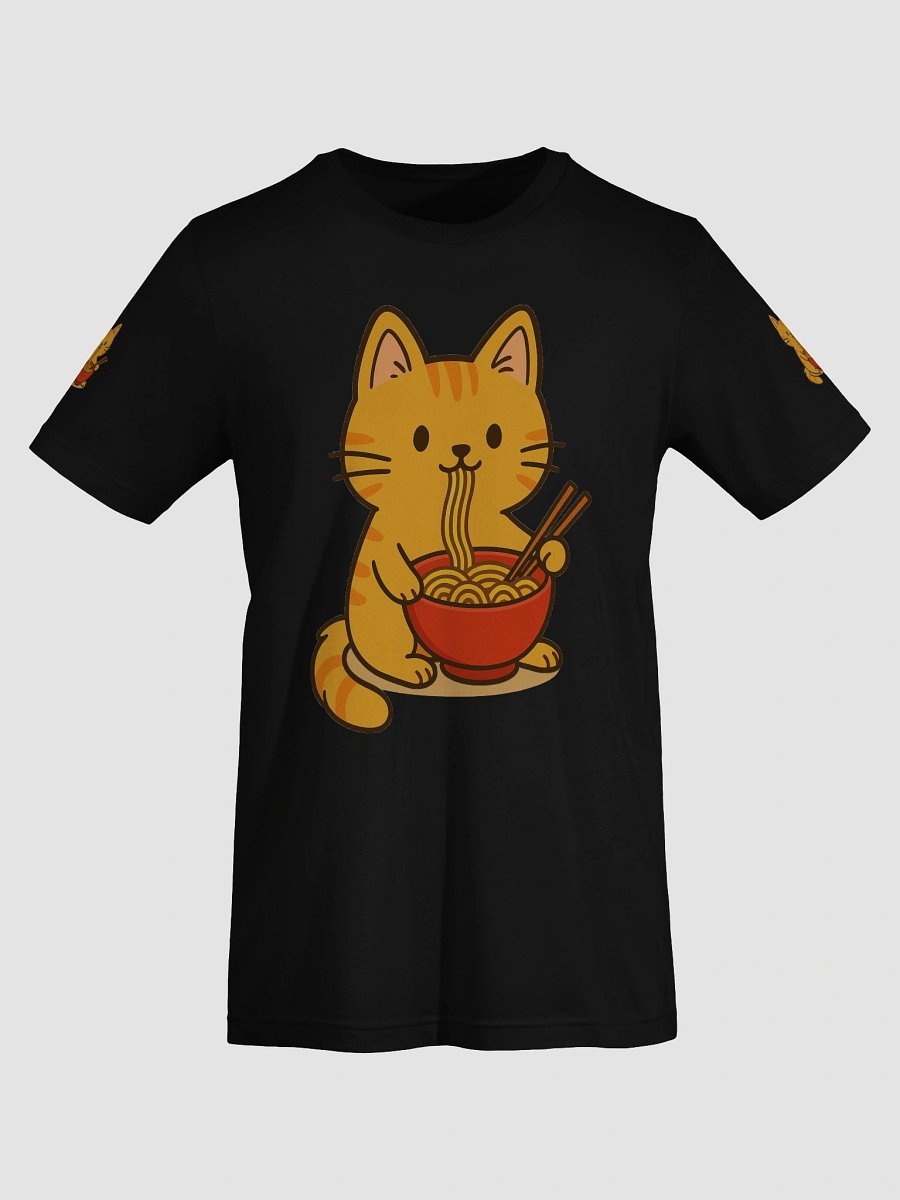Noodling Cat Cartoon T-Shirt product image (25)