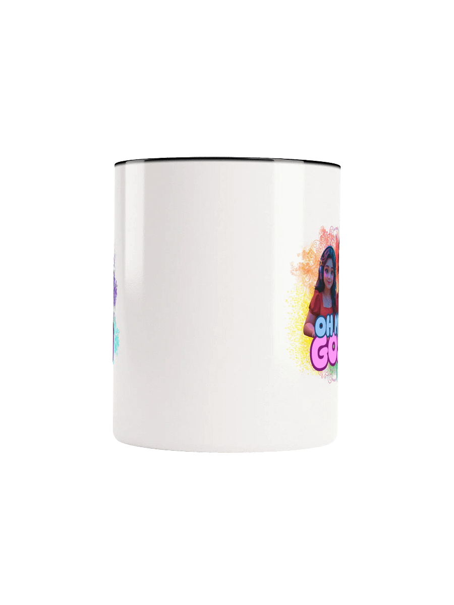 "Oh My Gosh" Ceramic Mug with Color Inside product image (5)