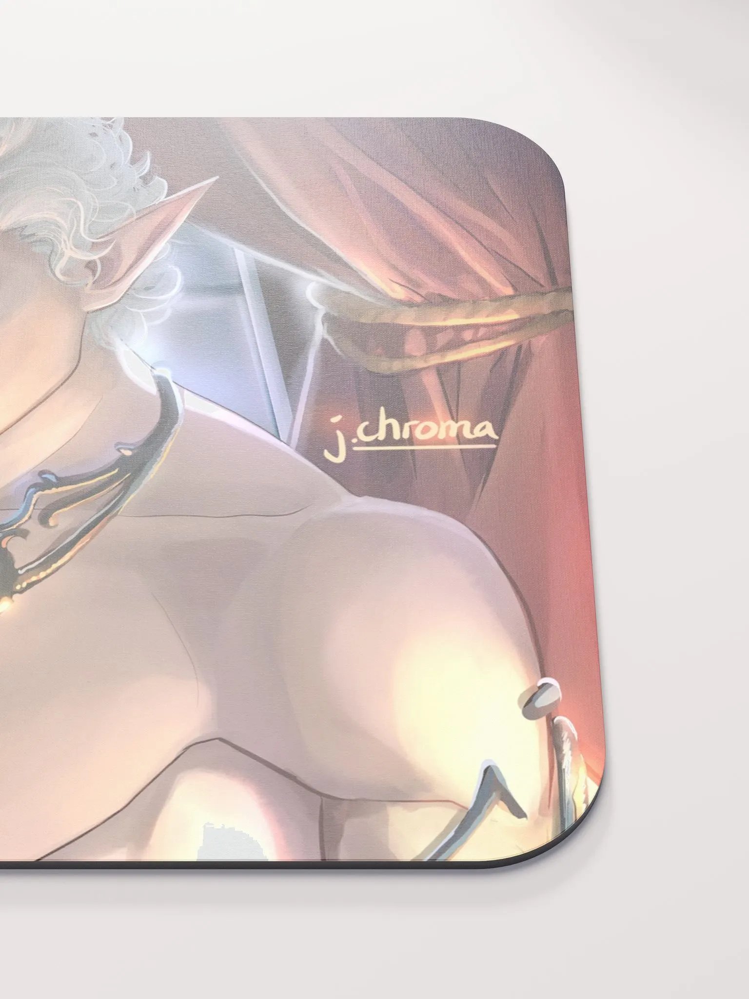 Vampire Valentine - Romantic Pinup Game Fanart - Game Mousepad - Art by CosmicChroma product image (5)