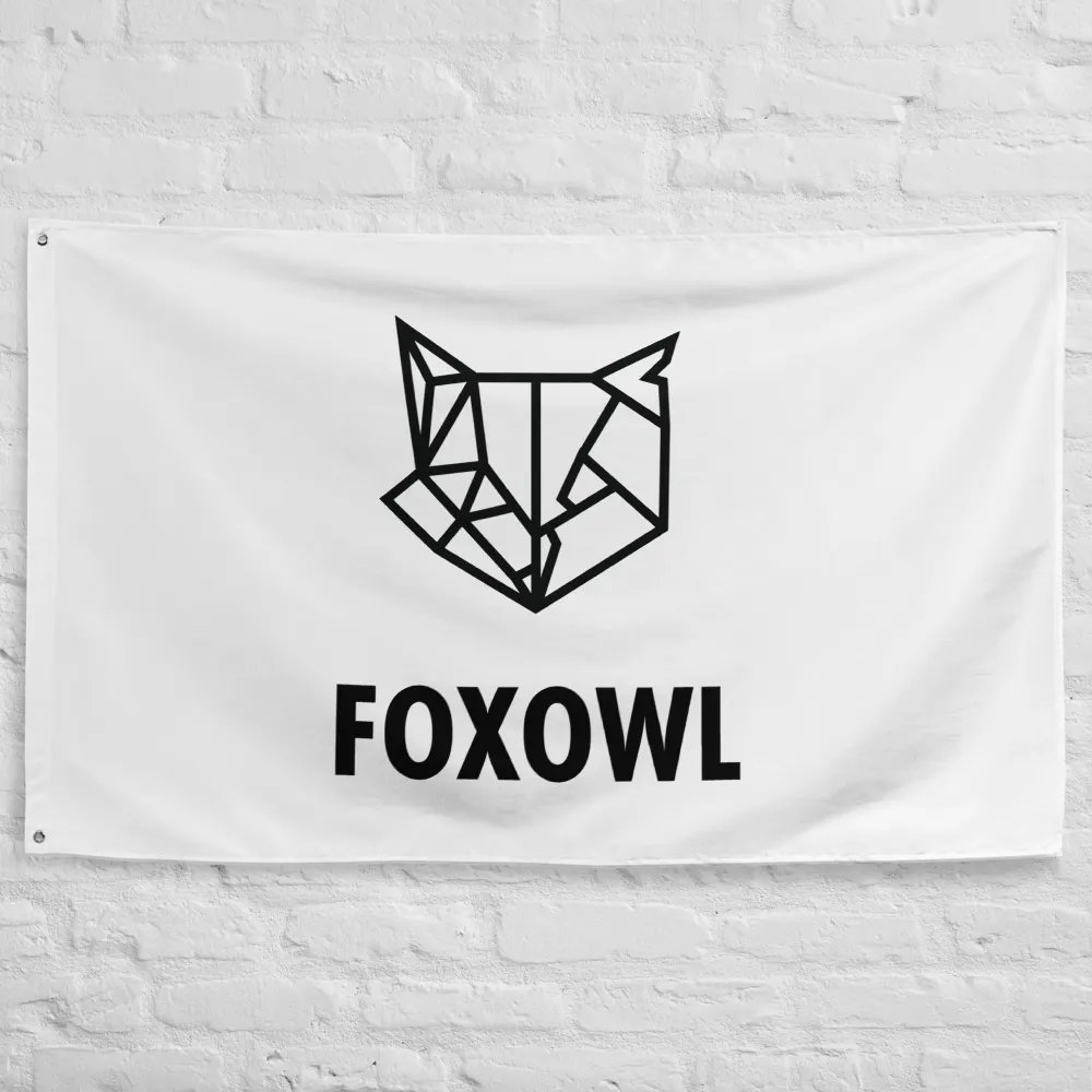 FOXOWL FLAG (WHITE) product image (10)