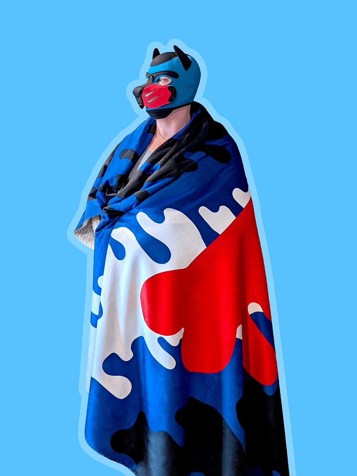 Pup Pride Drip - Sherpa Blanket product image (1)