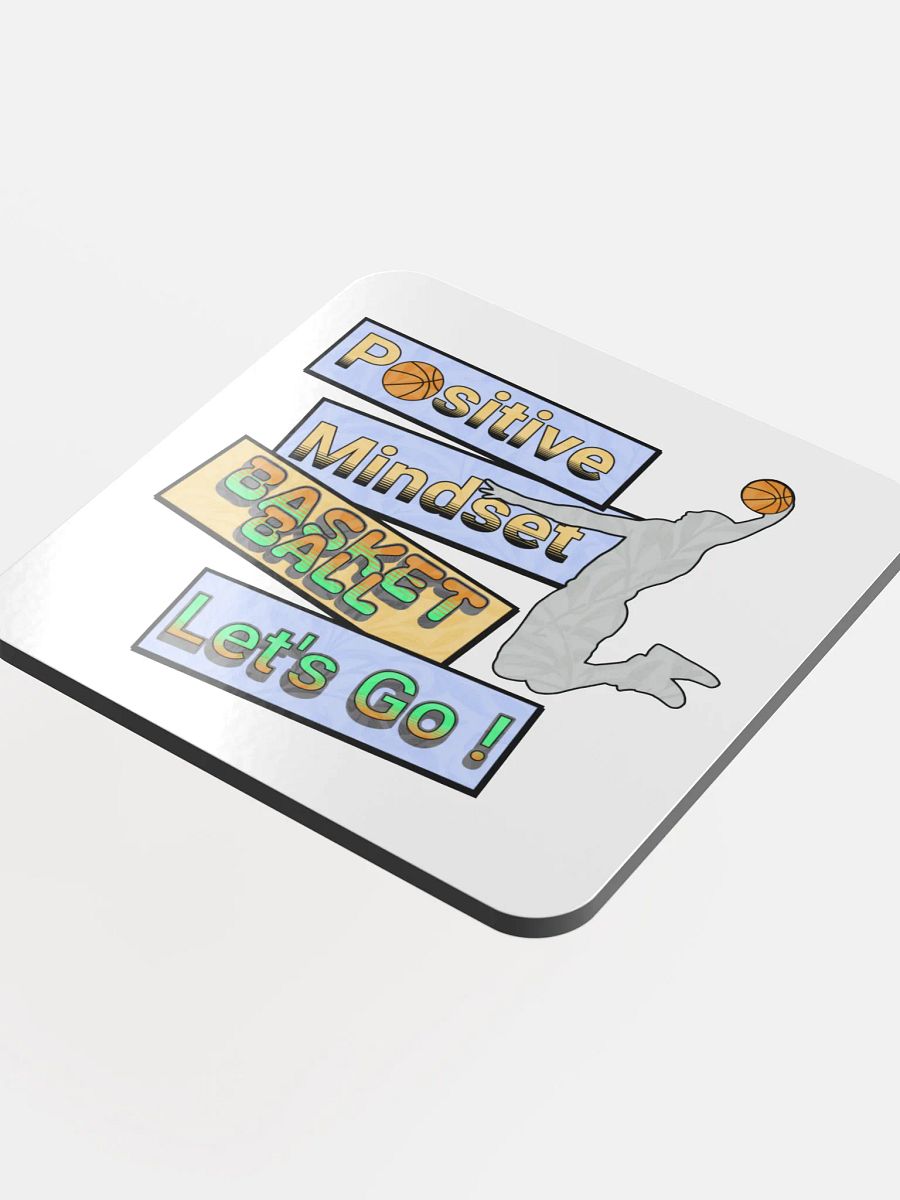 Positive Mindset Basketball Coaster Set product image (4)