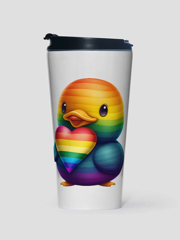 Pride Duck Love Travel Mug product image (1)
