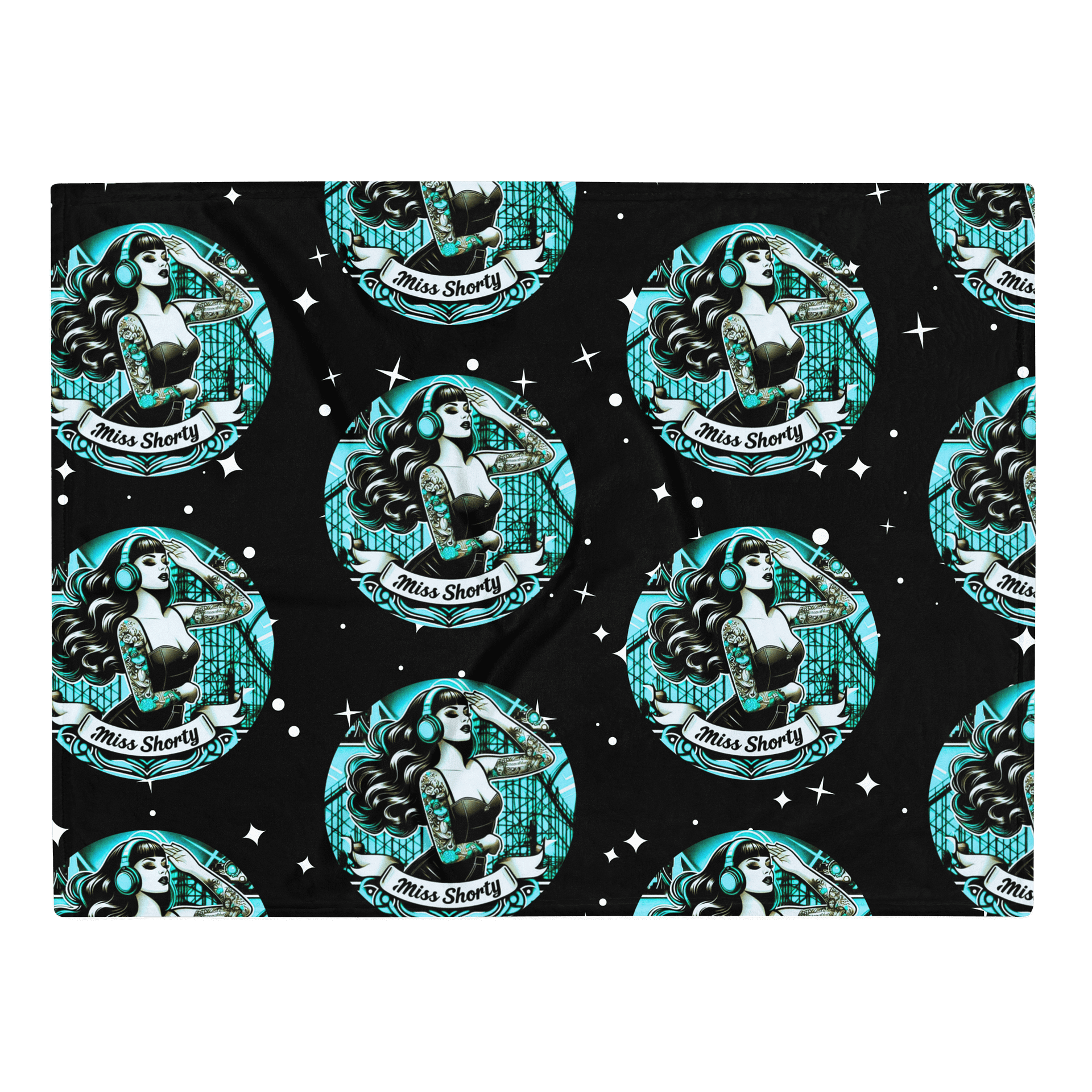 Miss Shorty Throw Blanket product image (1)