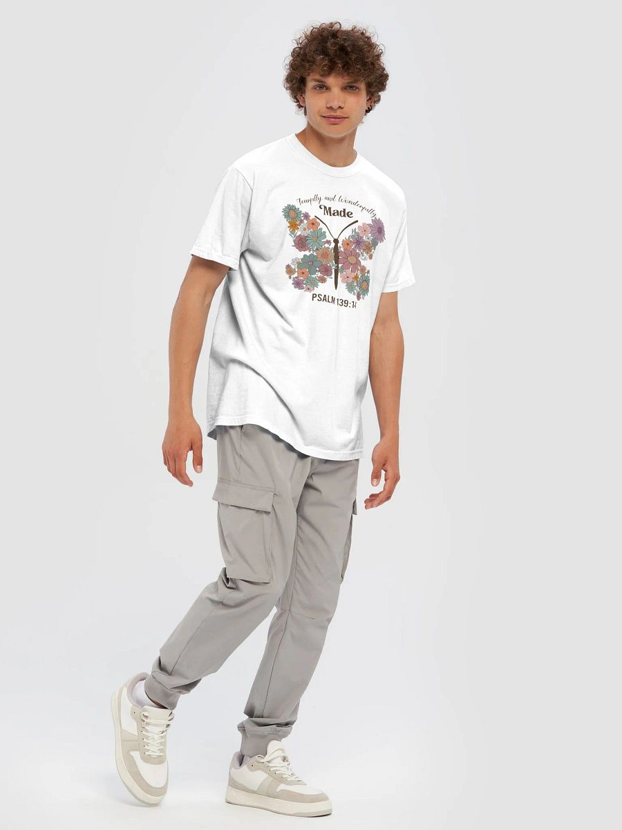 Fearfully & Wonderfully Made - Psalm 139:14 Unisex Heavyweight T-Shirt product image (7)