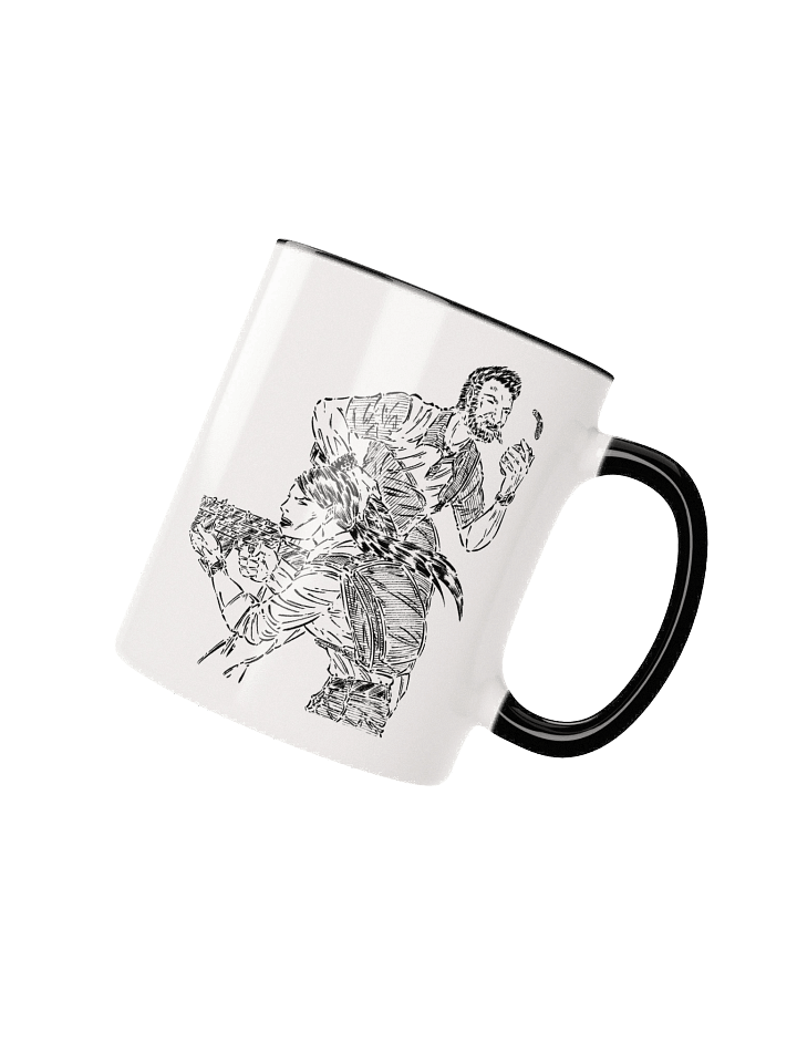 MEIFUMADO | Maeda & Sakura | Black & White Mug product image (2)