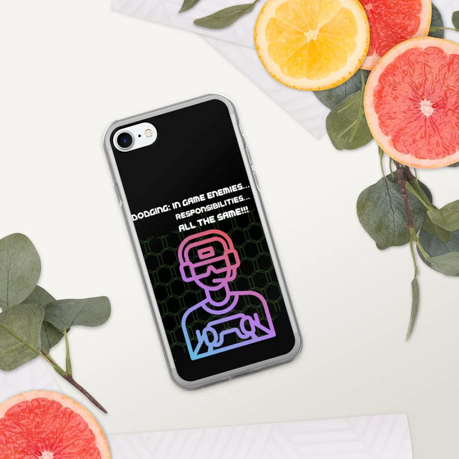 Gamer's Responsibility Dodger iPhone Case product image (338)