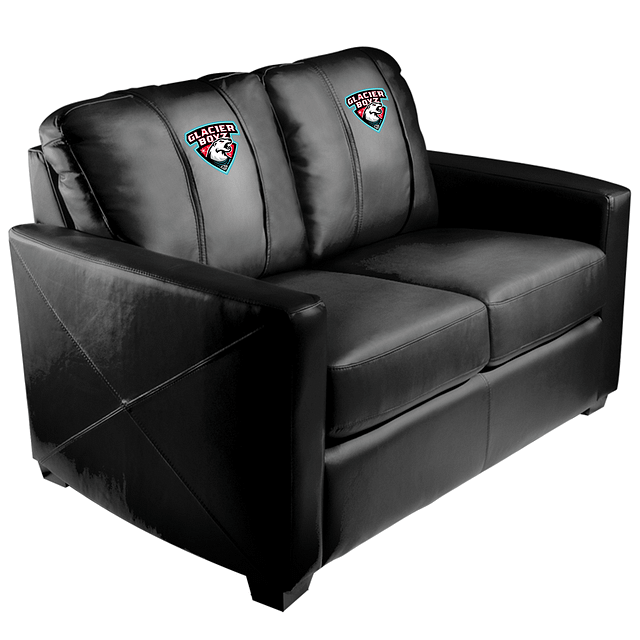 Silver Loveseat with Glacier Boyz Logo product image (1)