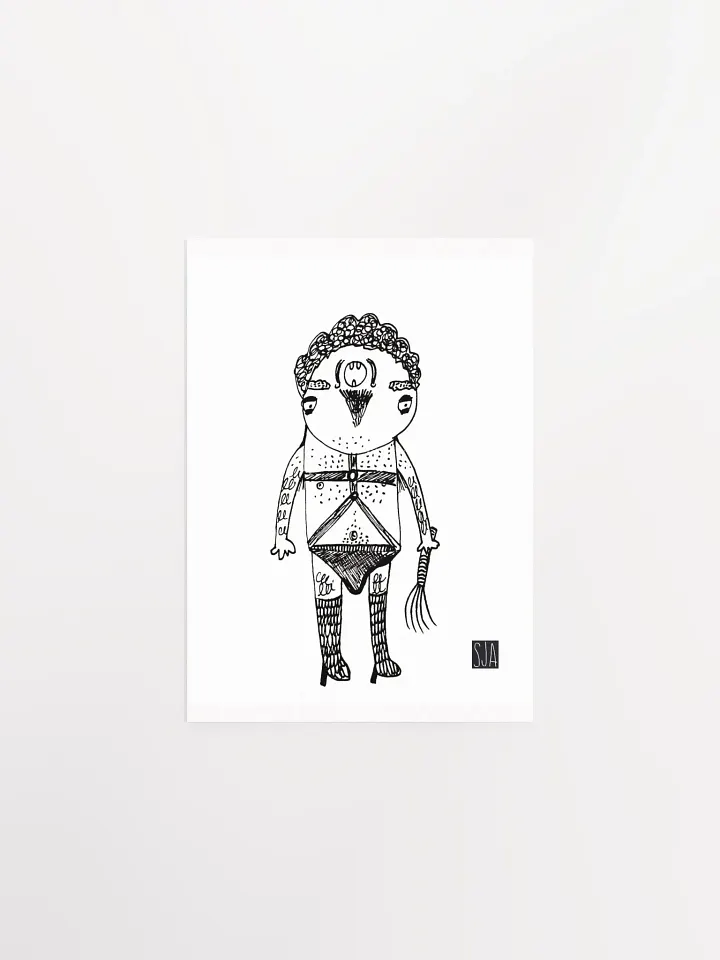 Guy I Saw One Time At The Blues Festival matte poster product image (1)