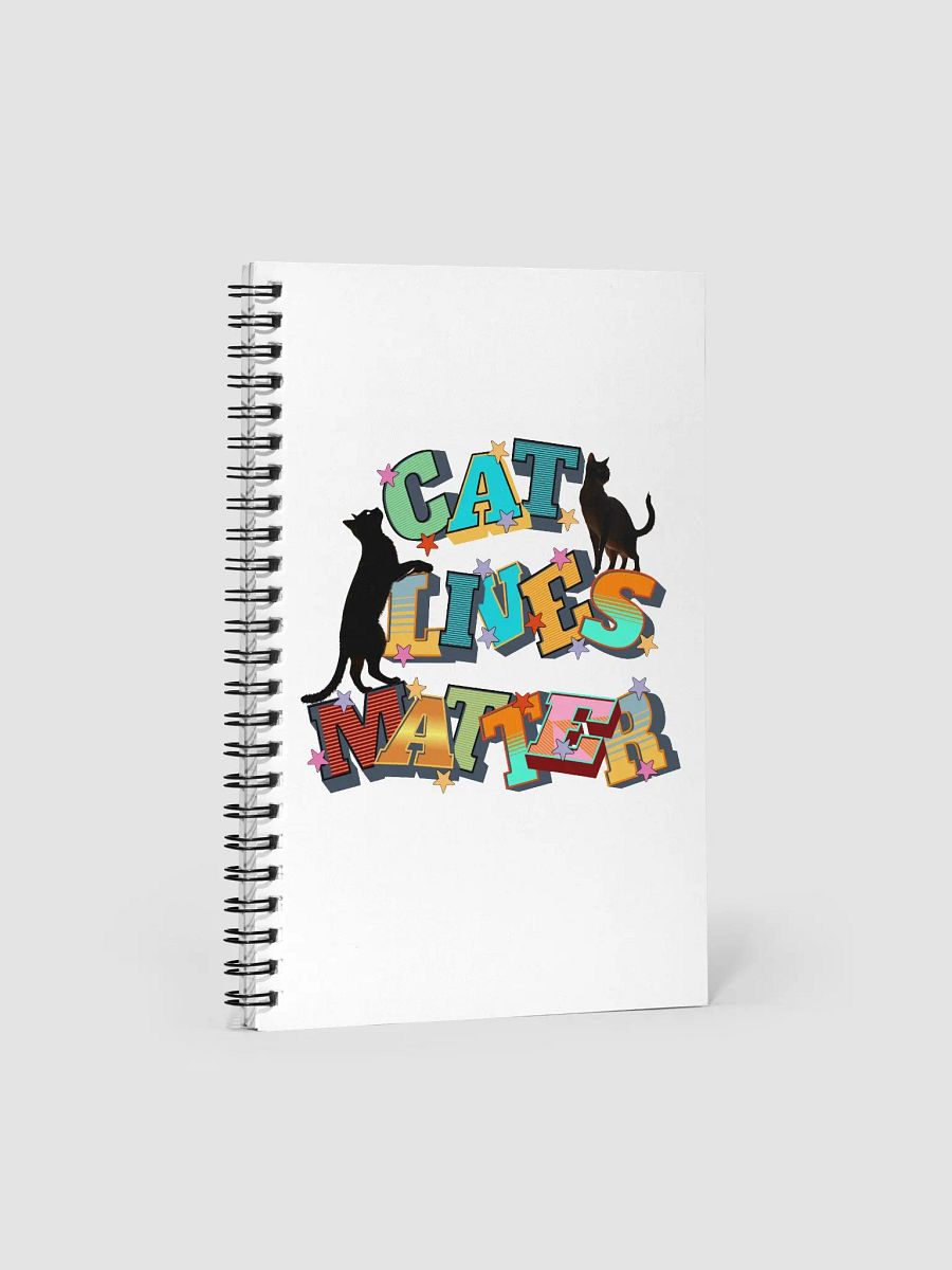Cat Lives Matter Star-Studded Notebook product image (1)