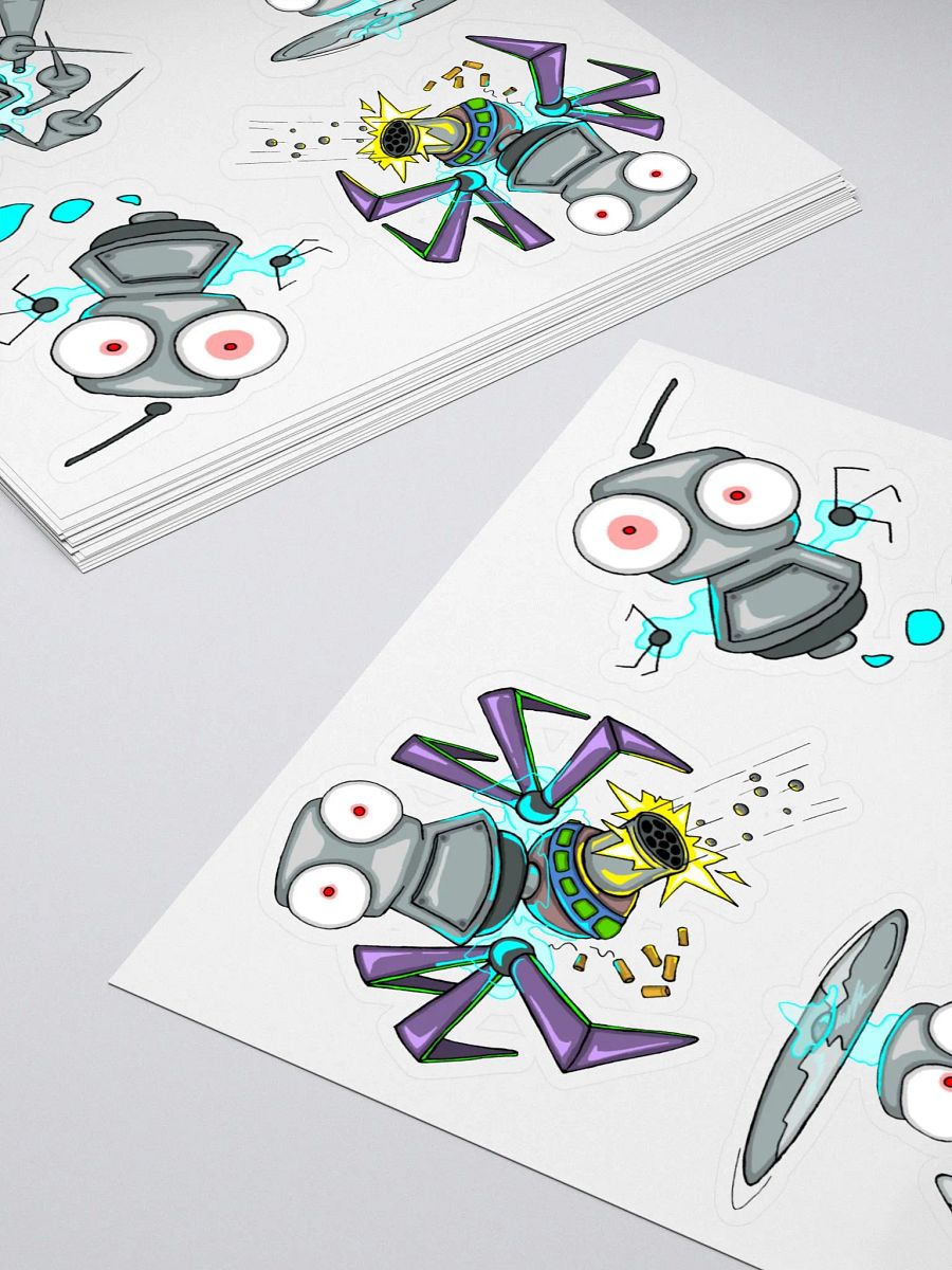 Procrastitron Stickers product image (4)
