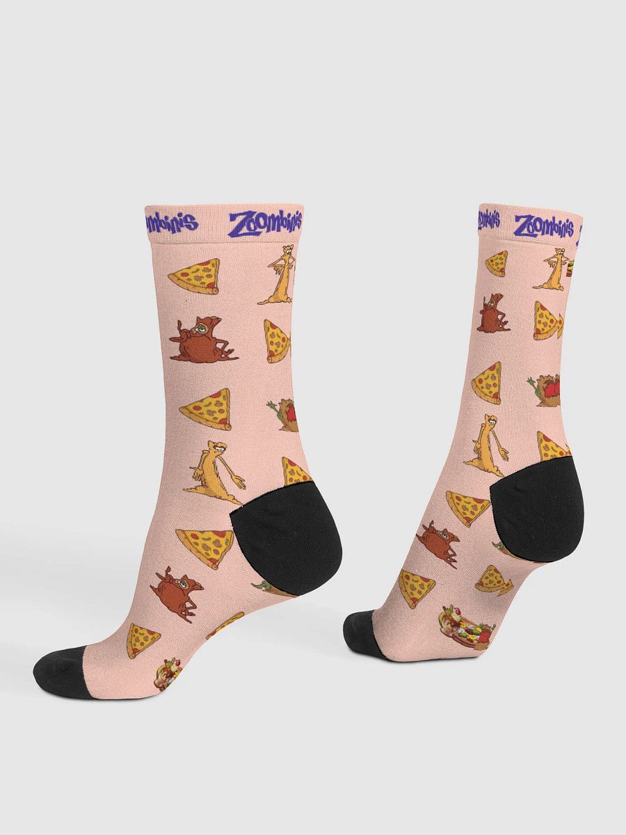 Pizza Troll Party Socks - Peach product image (4)