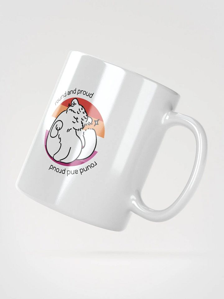 Round and Proud Manul Lesbian Version - White Mug product image (6)