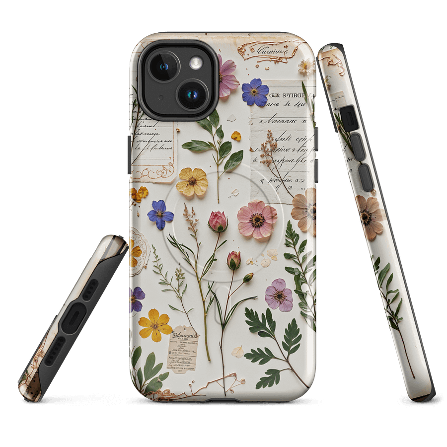 Vintage Botanical Journal Collage iPhone® Case Mag Safe product image (1)