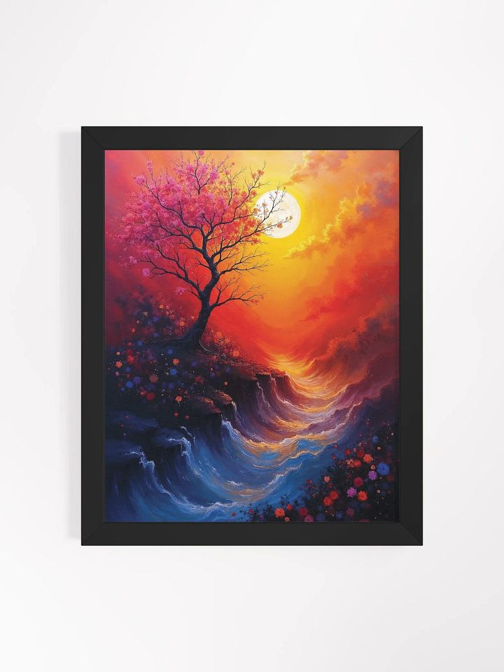 Surreal Sunset Blossom Framed Print product image (10)