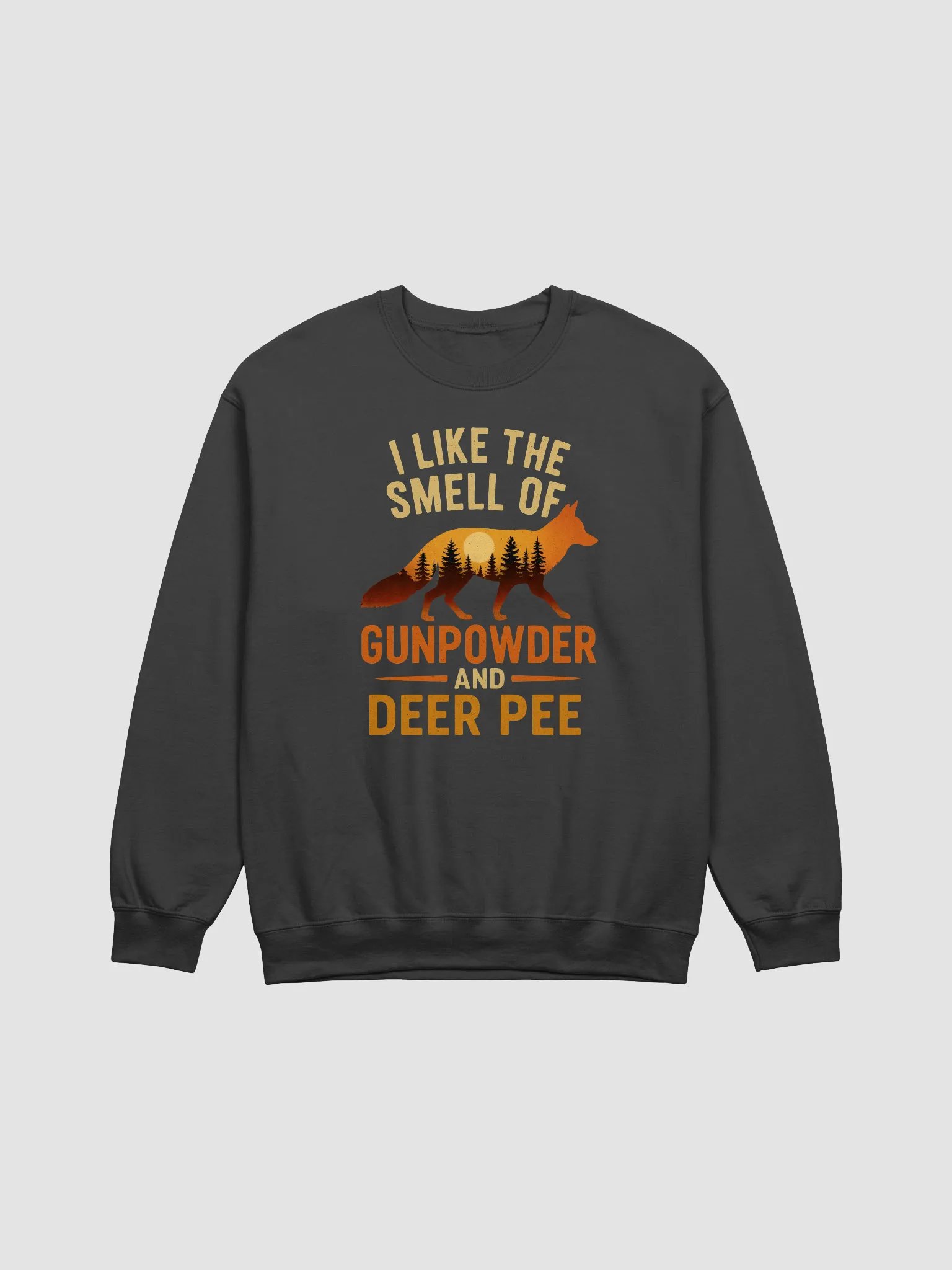 Gunpowder and Deer Pee Sweatshirt | Funny Hunting Crewneck for Outdoorsmen product image (4)