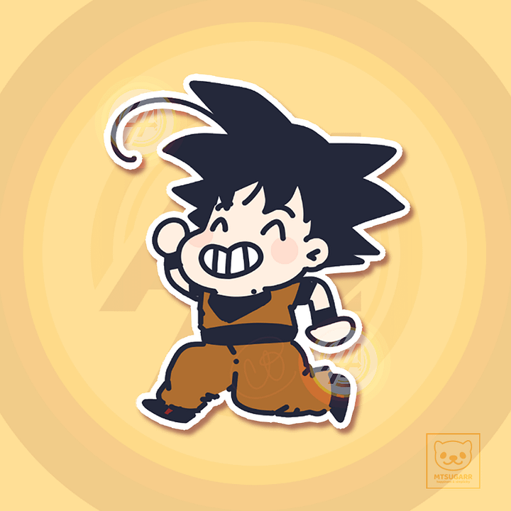 Doodle Goku Sticker product image (1)