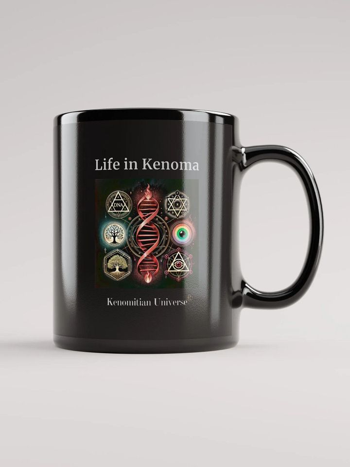 Life in Kenoma | Black Glossy Mug product image (1)