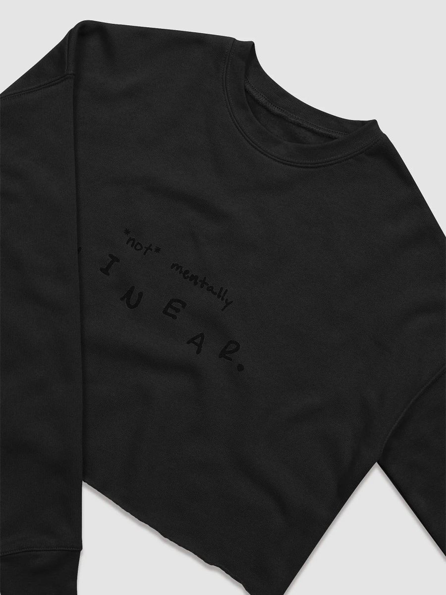*not* mentally linear cropped crewneck product image (8)