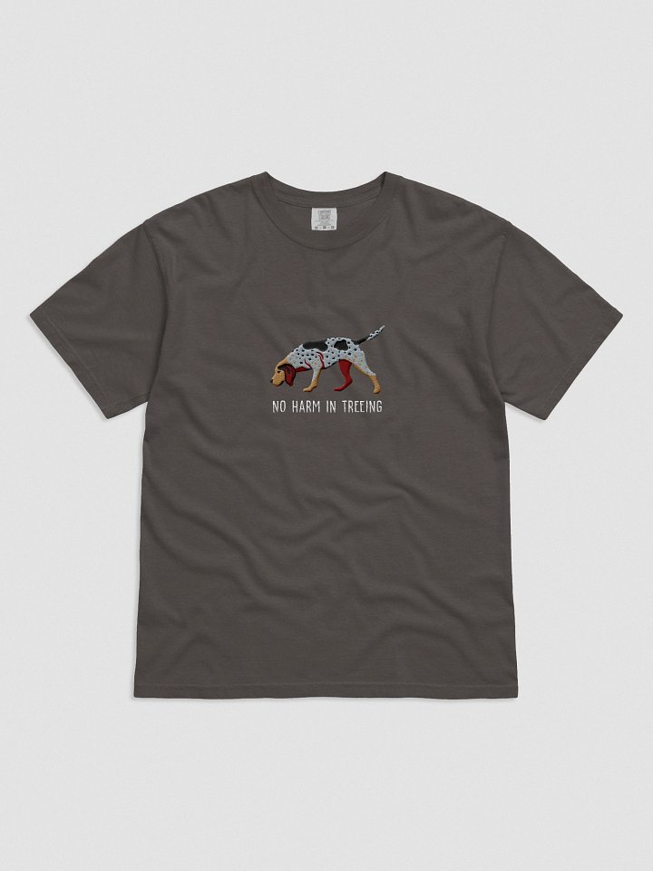 No Harm in Treeing T-Shirt(Embroidered) of an American English Coonhound product image (5)