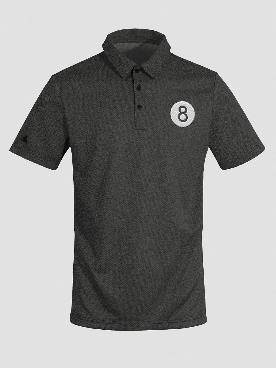 billiard pool embroidred 8 ball Adidas Space Dyed Polo Shirt by Adidas product image (14)