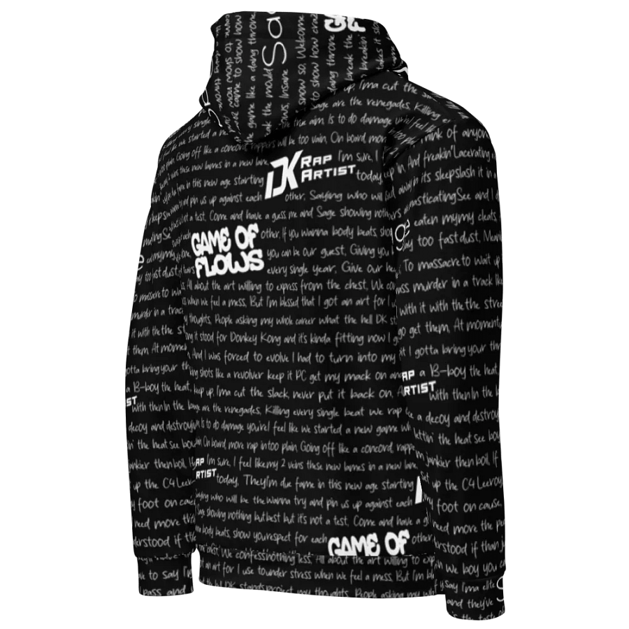 Game of Flows - DK Rap Artist & Sage - BLACK - Unisex Hoodie product image (3)