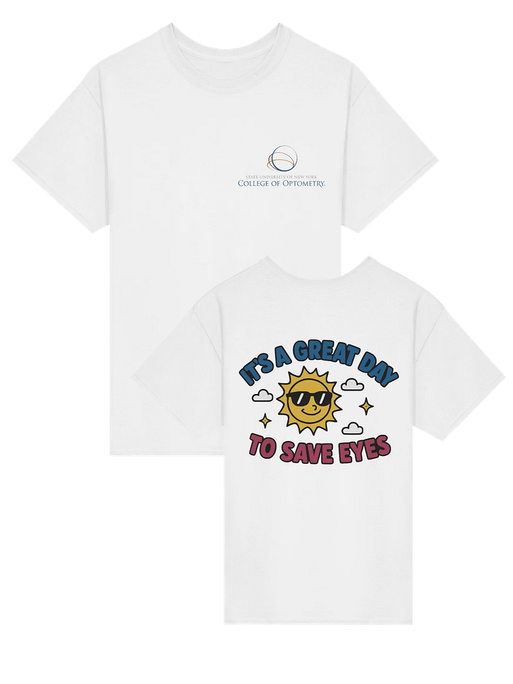 SUNY Optometry - "Great Day to Save Eyes" T-Shirt product image (1)