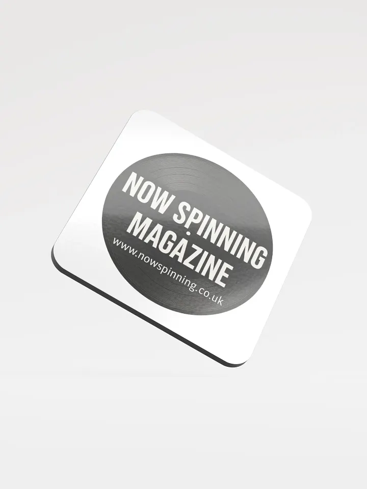 Now Spinning Magazine Coaster product image (1)