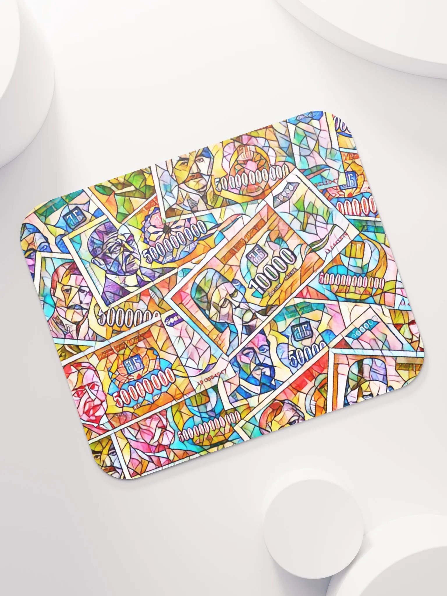 Jugoslovenski inflatorni dinar 1993 (Kolaž/mozaik) Classic Mouse Pad product image (7)