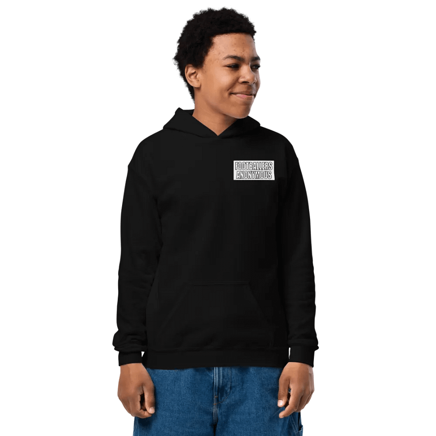 Footballers Anonymous Youth Hoodie product image (1)