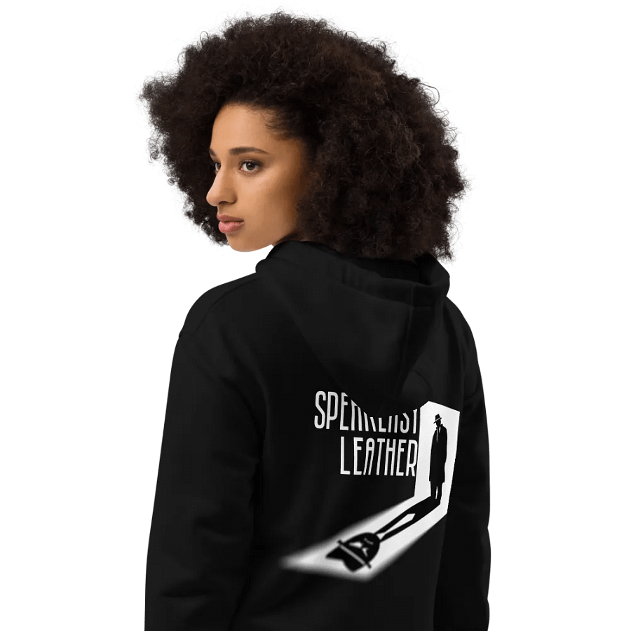 Speakeasy Leather Silhouette Hoodie product image (4)
