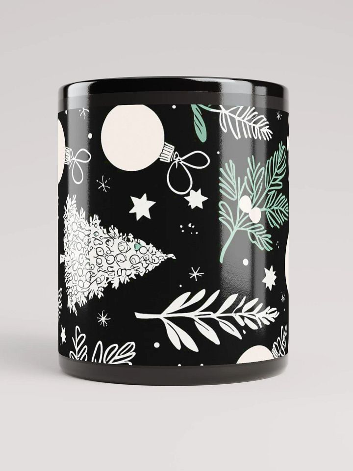 Holiday Magic Black Glossy Mug product image (2)