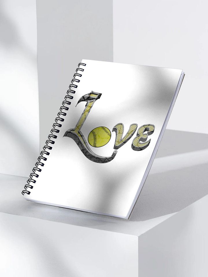 Love Softball Spiral Notebook product image (2)