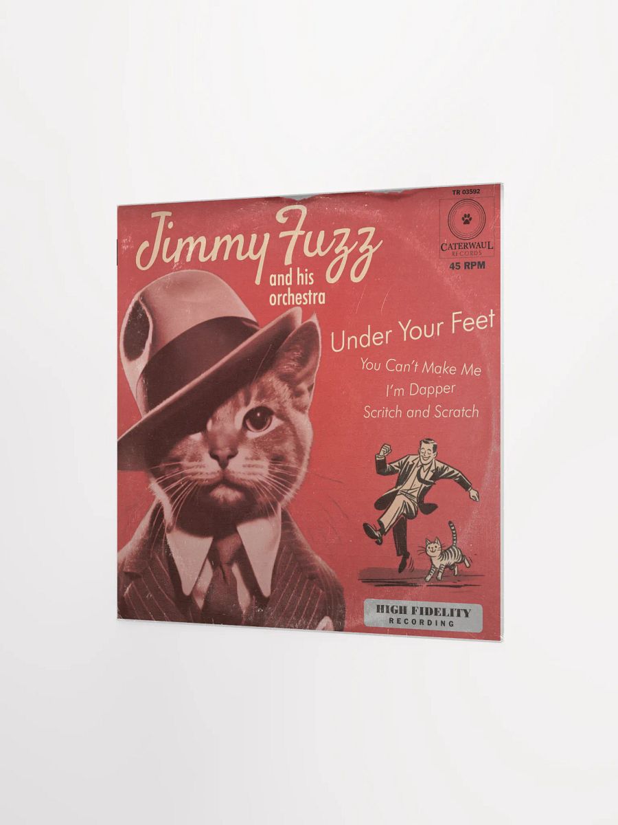 Jimmy Fuzz poster - Under Your Feet album jacket (front) - 12