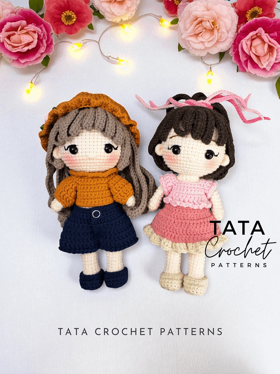 PDF -♡- Doll Dress Up & Transformation -♡- Version 1 -♡- Amigurumi Doll Crochet Pattern product image (5)