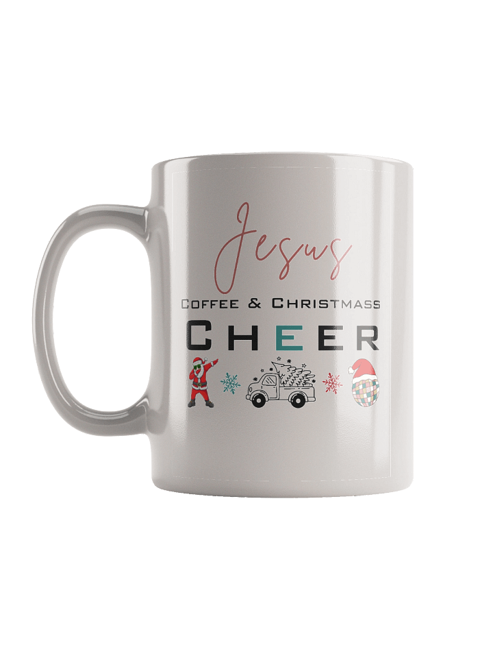Jesus, Coffee, & Christimas Cheer Ceramic mug product image (3)