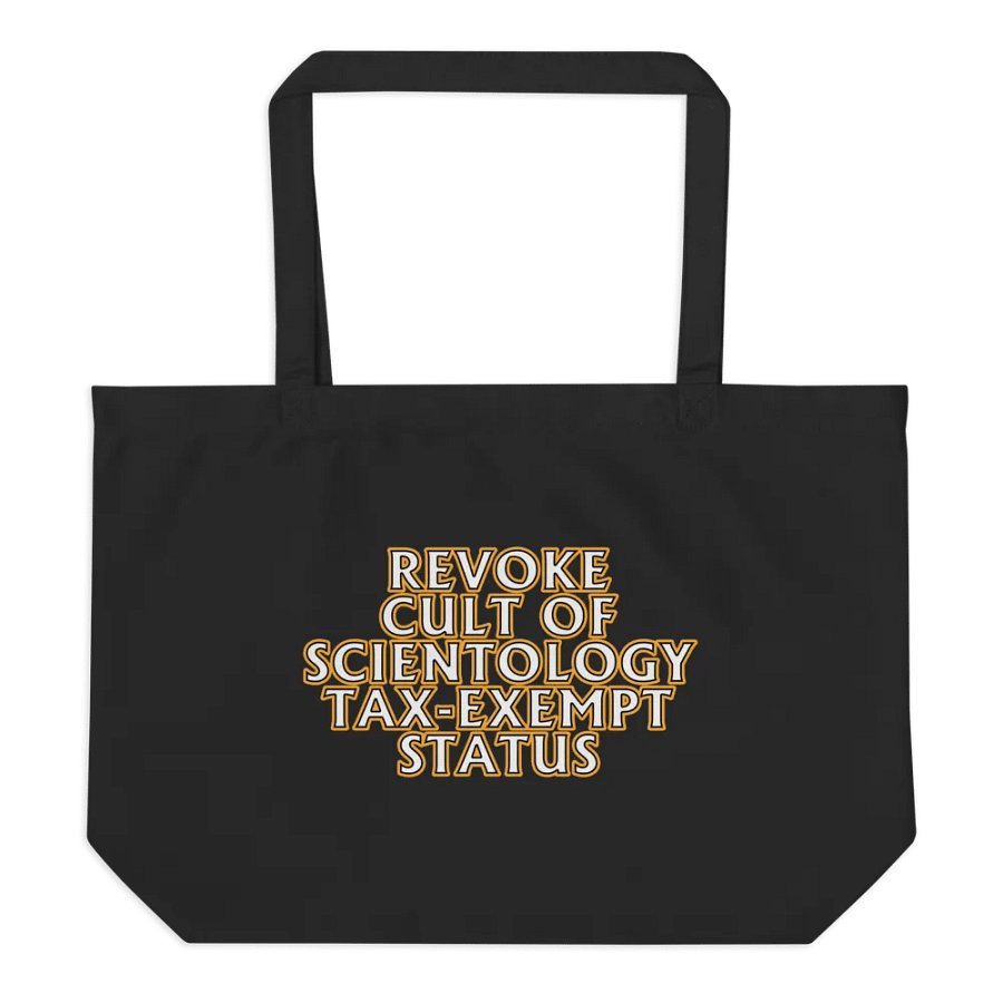 'SCIENTOLOGY IS A CULT' / 'REVOKE' TOTE BAG product image (2)