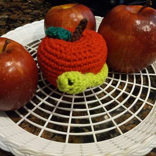 There is an imposter! Lol. Newest creation! Love it! I also made a little worm friend! That work was actually difficult to ge...