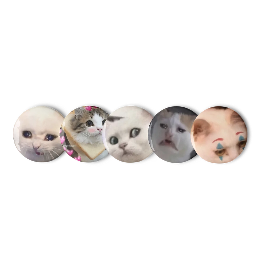 Set of Pin Buttons: Meme Cats 30 product image (11)