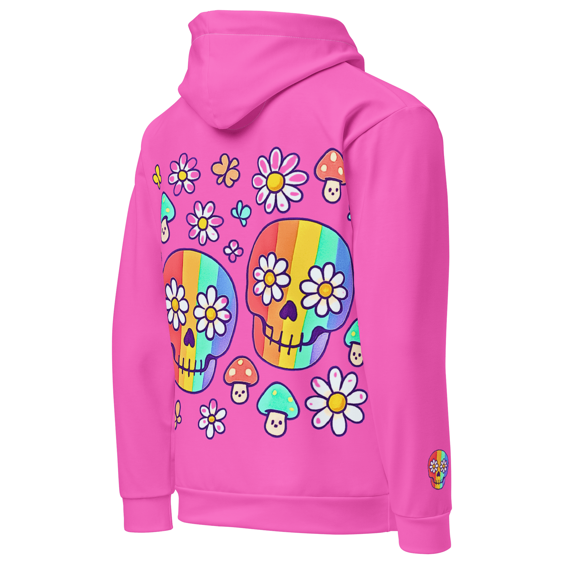 "Daisy & Skull" Summerween Hoodie product image (7)