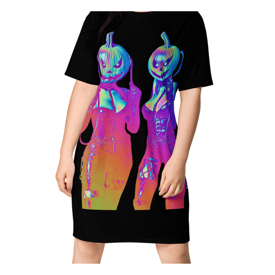 Men's Rainbow Freaky T-Shirt Dress product image (1)