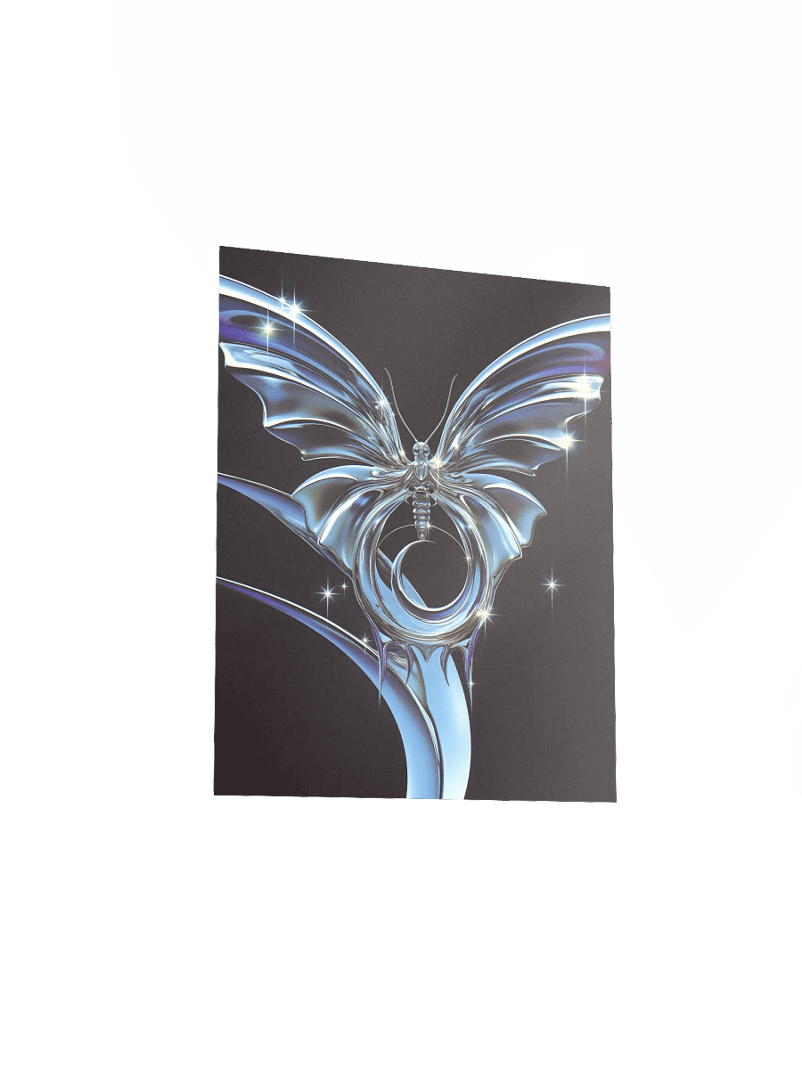 Metallic Butterfly Matte Poster product image (14)