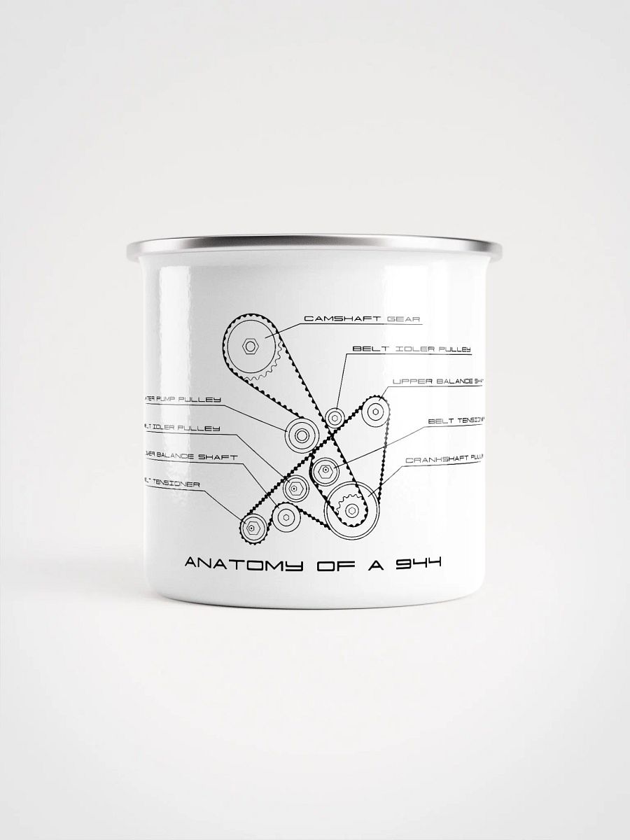 Anatomy of a 944 - 12oz. Enamel Mug product image (1)
