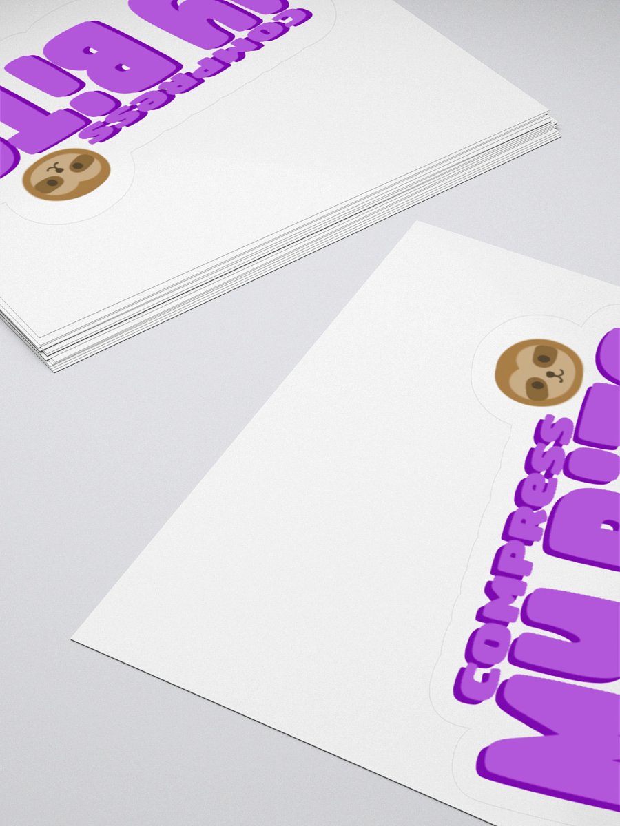 Compress My Bits Sticker product image (11)